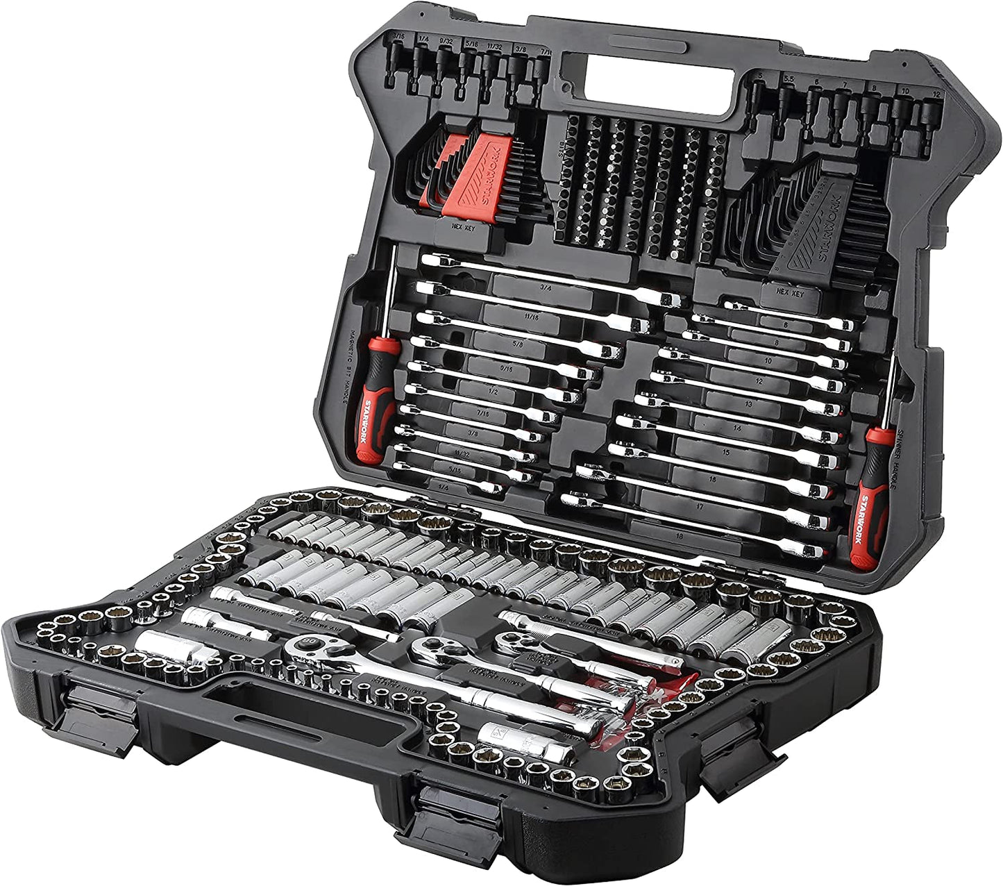 TRUE MECHANIC™ 303-Piece Mechanics Tool Set and Socket Set, Professional, Sae/Metric